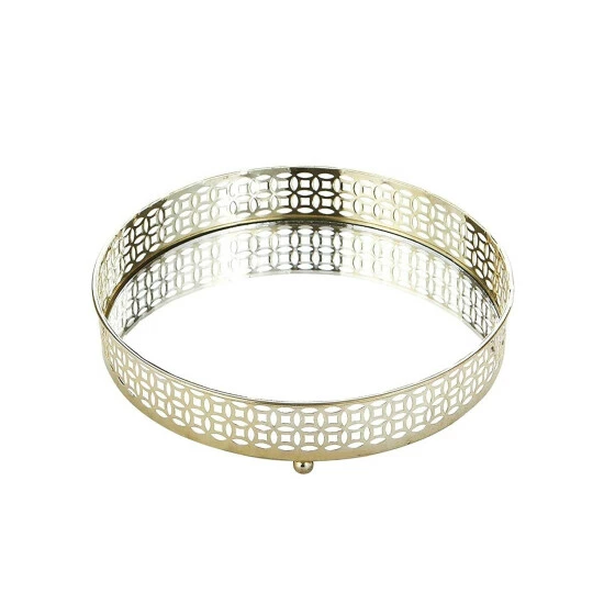 Discount đ Silver Orchid Costello Small Rounded Mirror Tray đĽ 4 Discount đ Silver Orchid Costello Small Rounded Mirror Tray đĽ - Image 2