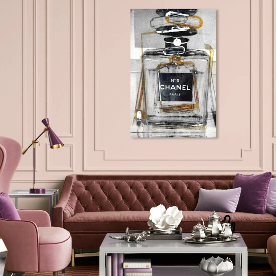 Cheap 🧨 Silver Orchid 'Infinite Glam Gold' Fashion And Glam Wall Art Canvas Print ❤️ - Image 6