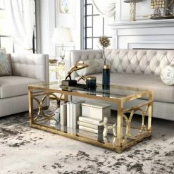 Top 10 😍 Silver Orchid Pehrson Contemporary Coffee Table Chrome 😍