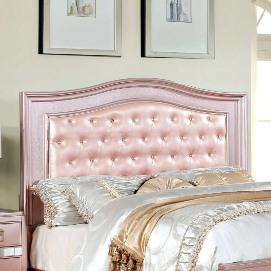 Best Pirce 🥰 Silver Orchid Gibson Rose Gold Button Tufted Bed ✔️ - Image 4
