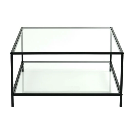 Cheapest đĽ Silver Orchid Caprice Square Glass Coffee Table đ - Image 4