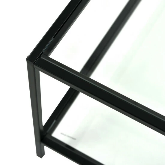 Cheapest đĽ Silver Orchid Caprice Square Glass Coffee Table đ - Image 6