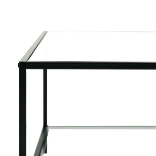 Cheapest đĽ Silver Orchid Caprice Square Glass Coffee Table đ - Image 8