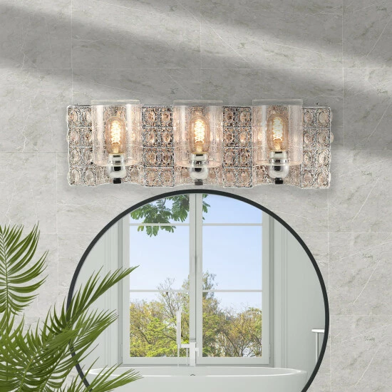 Hot Sale ๐ Silver Orchid Schweizer 6-Light Polished Chrome Vanity Light Bath Bar โจ