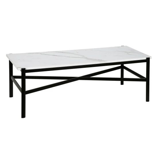 Coupon đ Silver Orchid Nestor Blackened Bronze Marble Coffee Table đ - Image 2