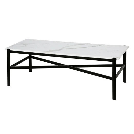 Coupon đ Silver Orchid Nestor Blackened Bronze Marble Coffee Table đ - Image 7