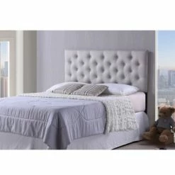 Wholesale 💯 Silver Orchid Ahern Contemporary Headboard Beige 💯