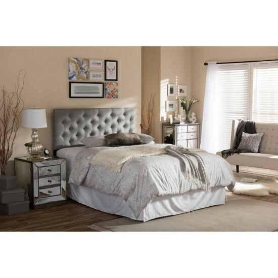 Wholesale 💯 Silver Orchid Ahern Contemporary Headboard Beige 💯 - Image 3