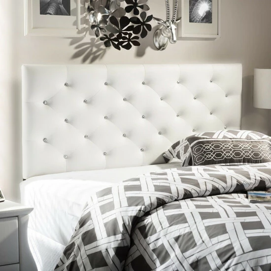 Wholesale 💯 Silver Orchid Ahern Contemporary Headboard Beige 💯 - Image 4